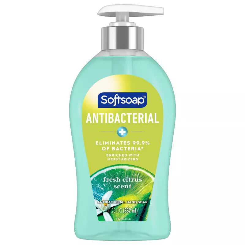 Softsoap Antibacterial Liquid Hand Soap Pump - Fresh Citrus - 11.25 fl oz