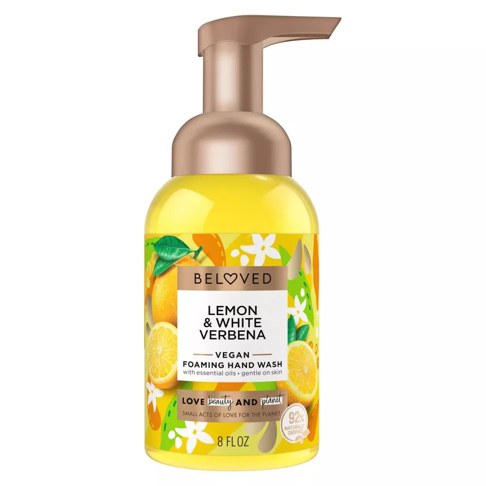 Beloved Foaming Hand Wash - Lemon & White Verbena - 8oz