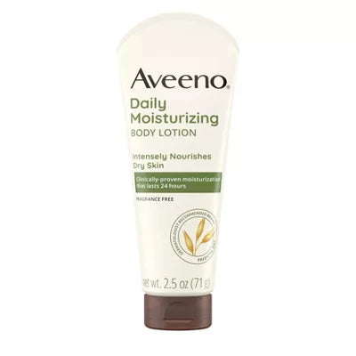 Aveeno Daily Moisturizing Body Lotion for Dry Skin, 2.5oz