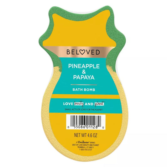 Bomba de baño Beloved Pineapple &amp; Papaya - 4.6oz