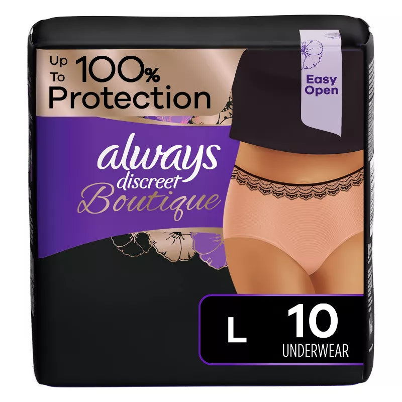 Always Discreet 精品內衣大號 10 克拉