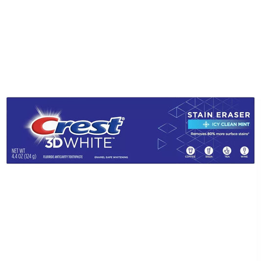 Crest 3D White Stain Eraser Icy Mint 3.1oz***