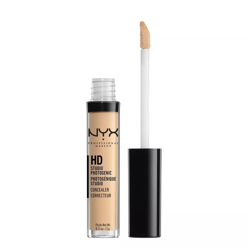 Varita correctora fotogénica para debajo de los ojos HD de NYX Professional Makeup - Cobertura media - 0,11 oz