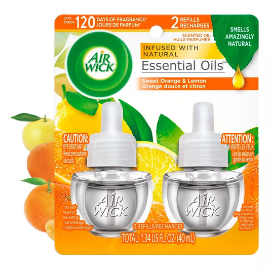 Air Wick Oil Refill Sweet Orange & Lemon 2ct