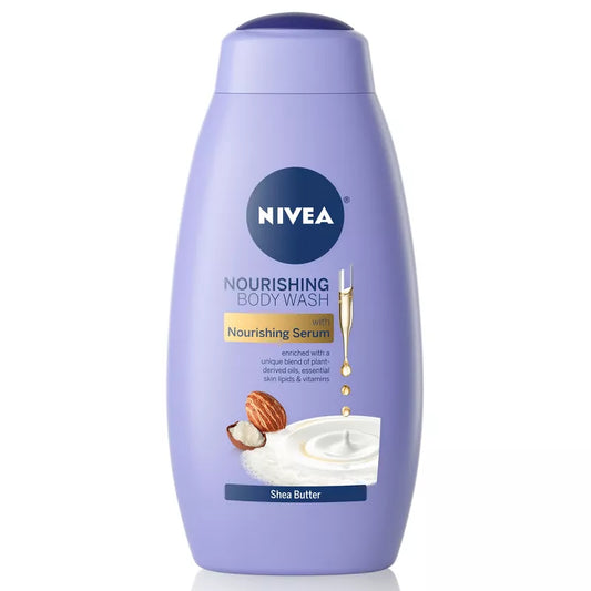 Gel de baño nutritivo con manteca de karité de Nivea para pieles secas - 20 fl oz