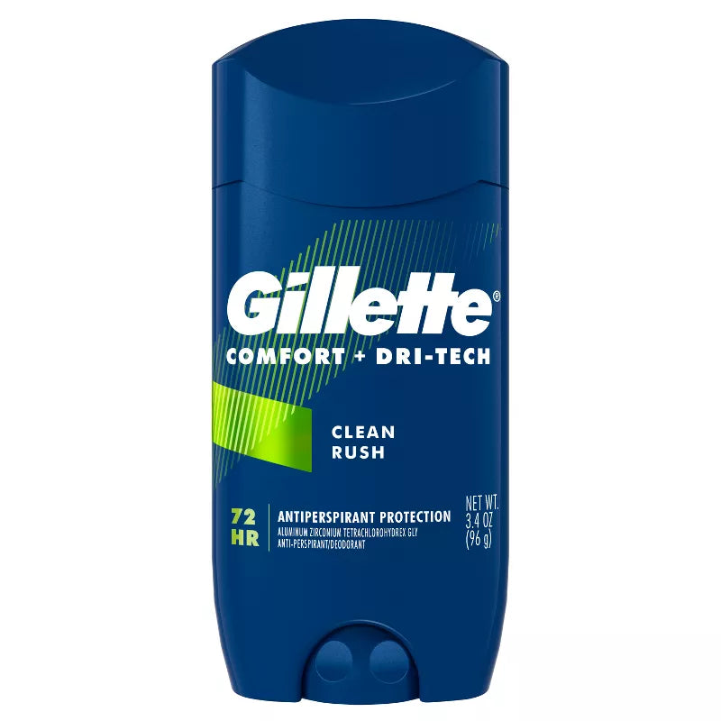 Antitranspirante Gillette Comfort+Dry-Tech Clean Rush 3,4 oz***