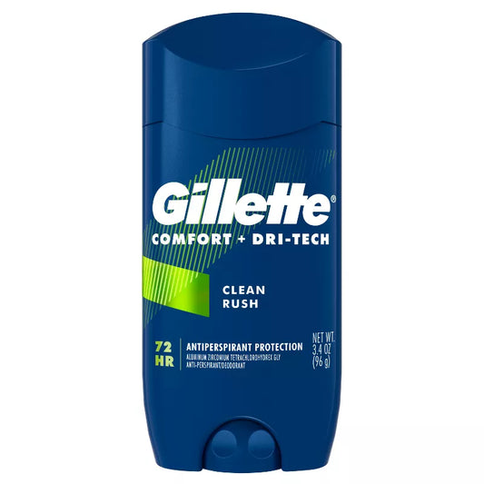 Gillette Comfort+Dry-Tech Antiperspirant Clean Rush 3.4oz***