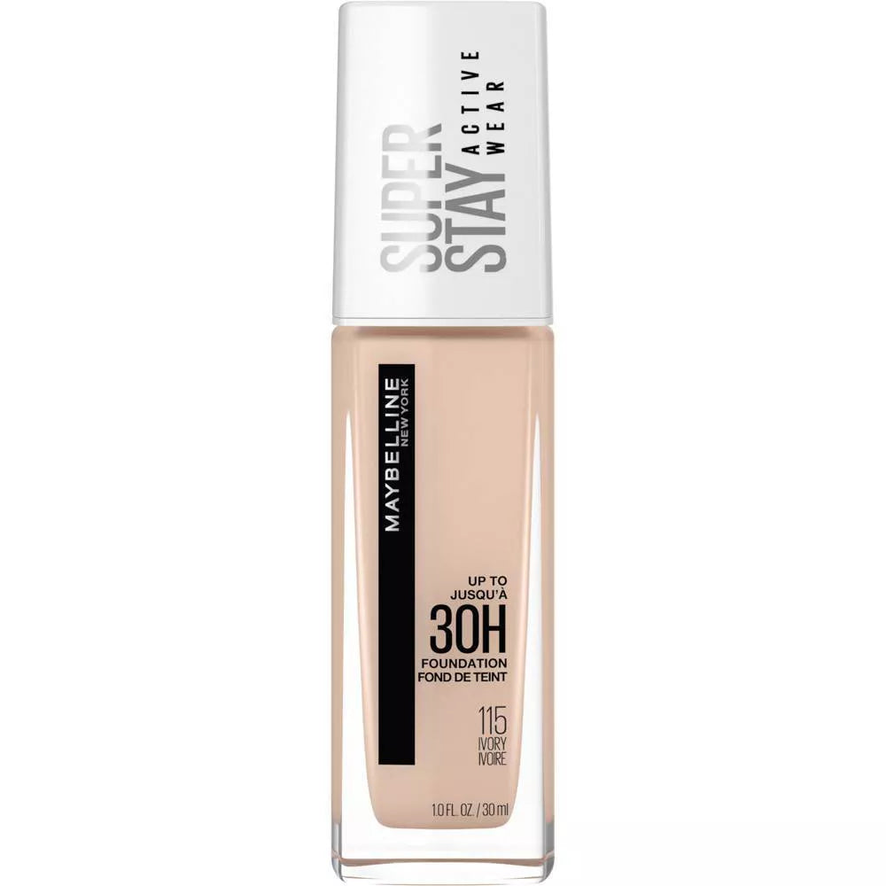 Maybelline Super Stay Full Coverage Liquid Foundation Active Wear Makeup, Matte Finish