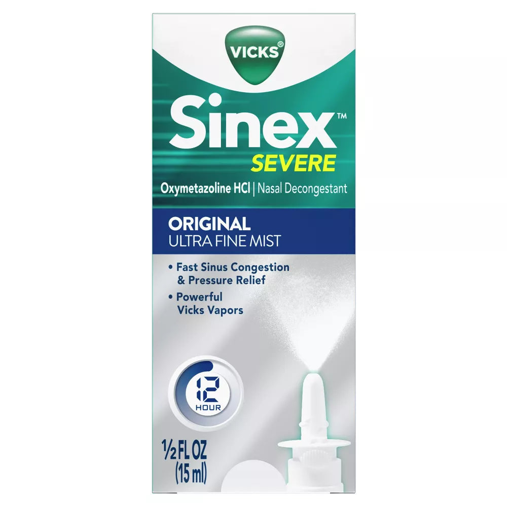 Vicks Sinex Severe Original Spray nasal ultrafino 0,5 fl oz***