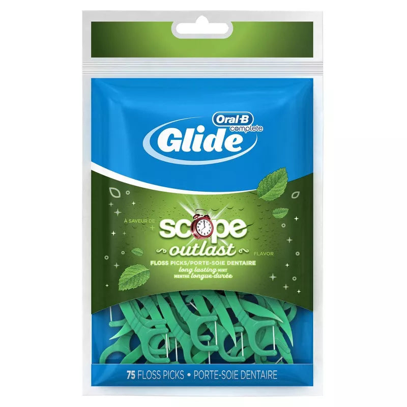 Glide Floss Picks alcance supera a 75 ct 