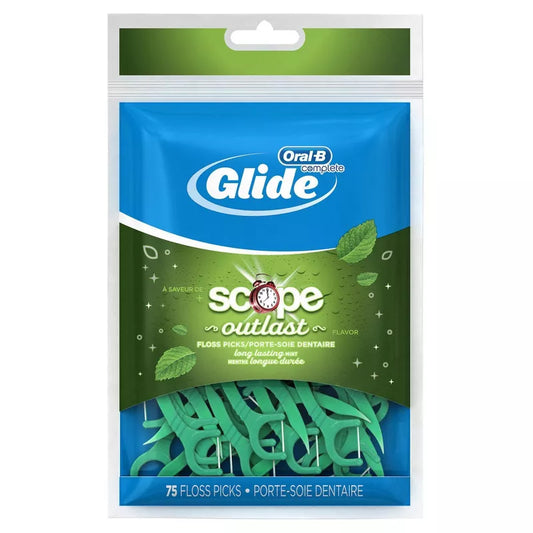 Glide Floss Picks Scope Outlast 75ct