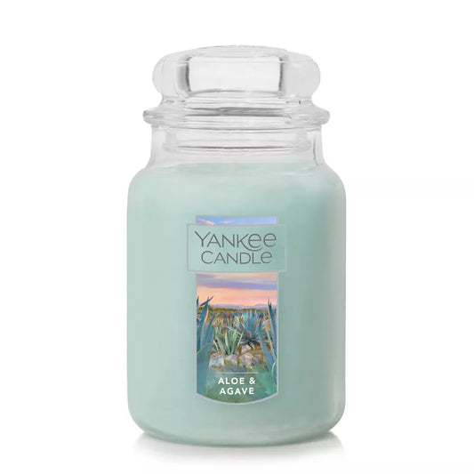 Frasco grande clásico de aloe y agave Under the Desert Sun de 22 oz - Yankee Candle