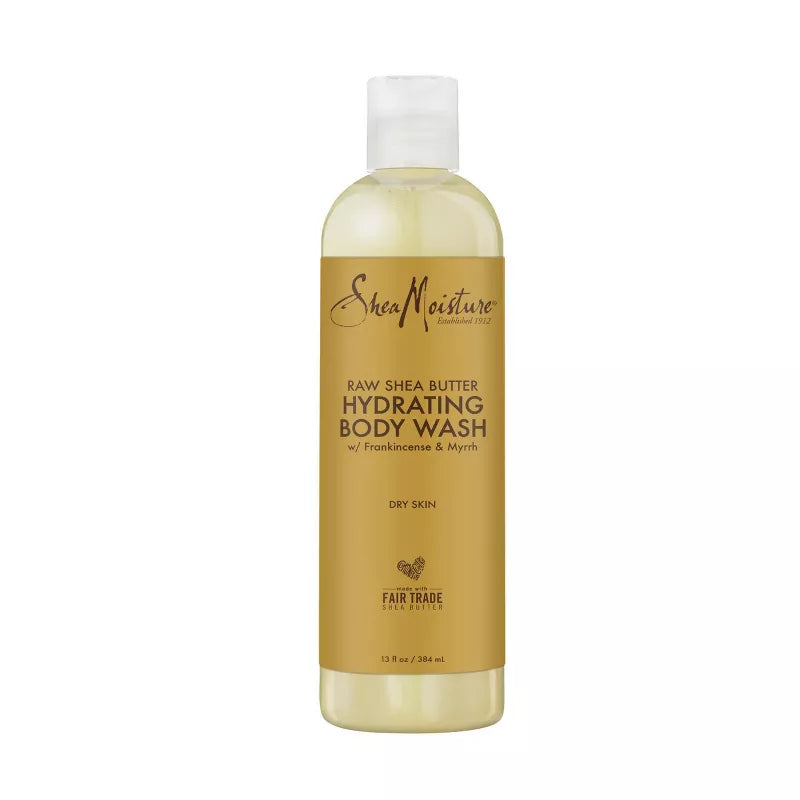 Gel de baño hidratante con manteca de karité cruda de SheaMoisture, 13 onzas líquidas