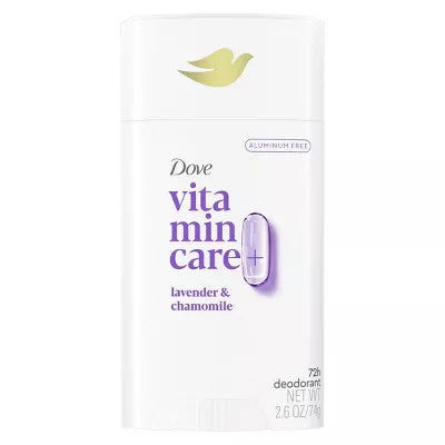 Dove VitaminCare+ 女士薰衣草和洋甘菊除臭棒 - 2.6 盎司