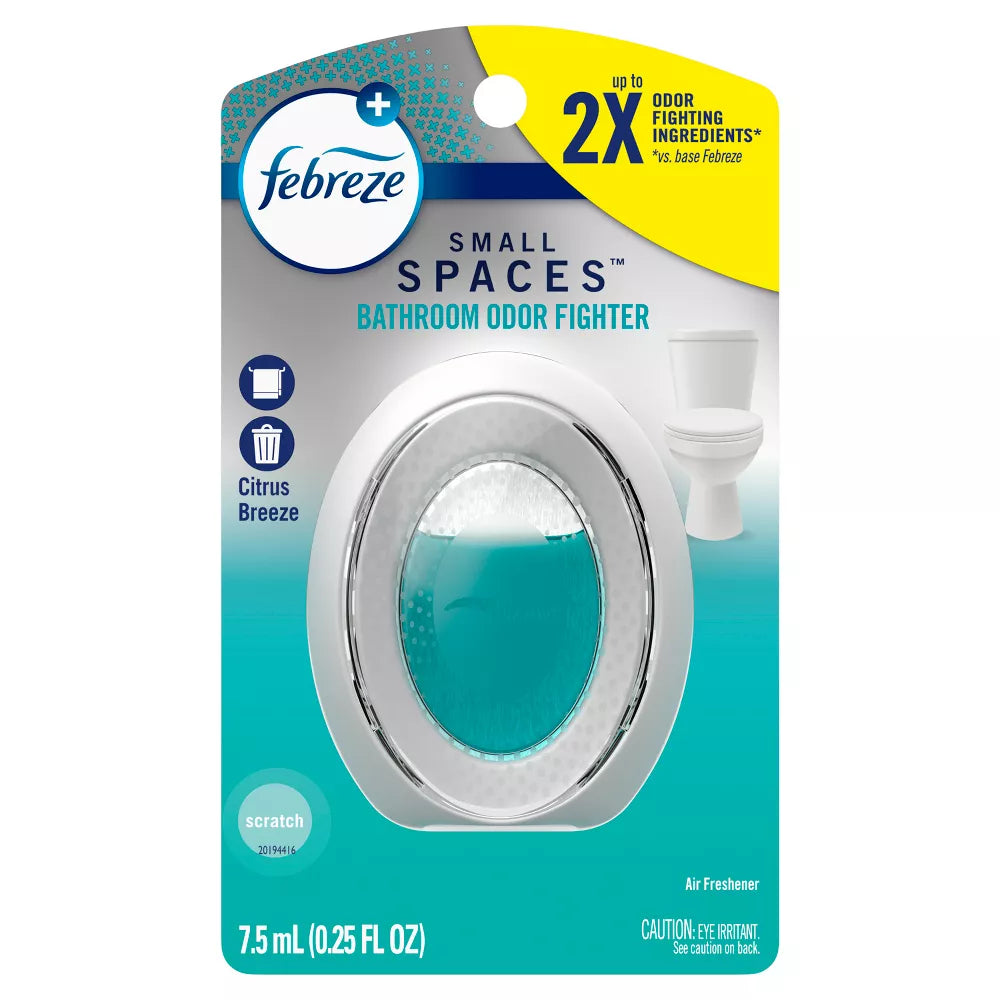 Febreze Small Spaces Bathroom Odor Fighter Citrus Breeze 1ct