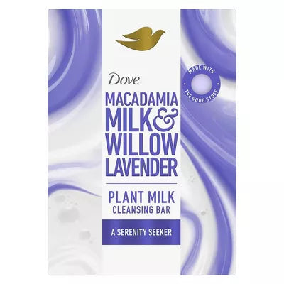 Dove Plant Based Bar Soap Macadamia Milk & Willow Lavender - 5oz