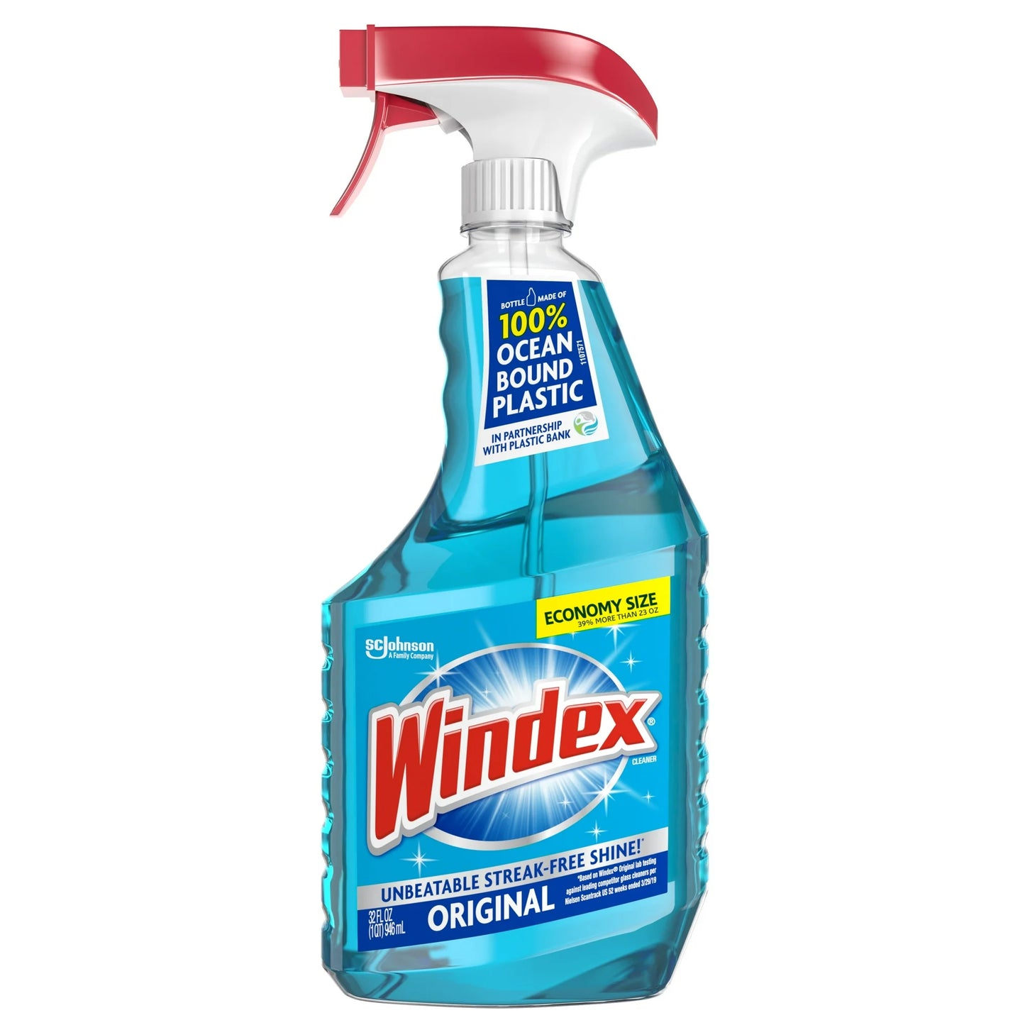 Windex® Glass Cleaner, Original Blue, Spray Bottle (click for options)