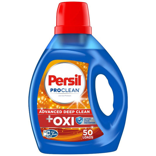 Persil Oxi Liquid Laundry Detergent 100oz 50 Loads