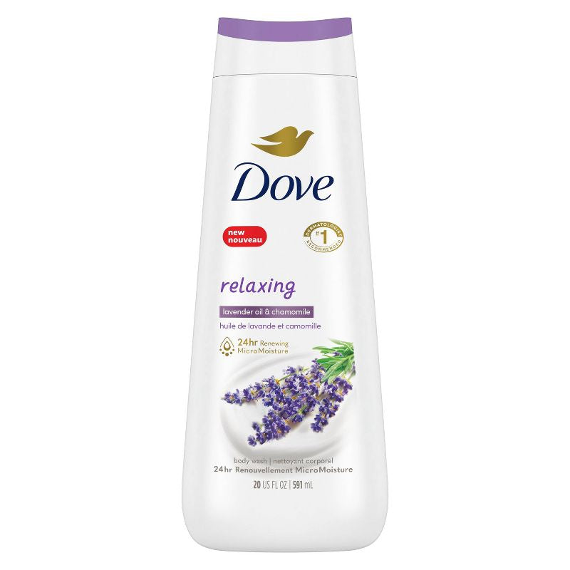 Dove Relaxing Body Wash - Lavender & Chamomile - 20 fl oz