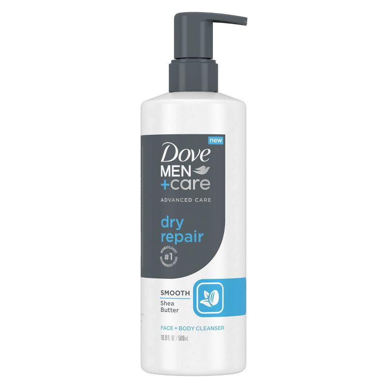 Dove Men+Care Dry Repair Face & Body Cleanser 16.9oz***