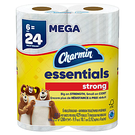 Charmin Essentials 強力衛生紙 6=24 Mega