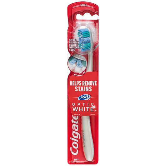 Cepillo de dientes suave Colgate Optic White 360 ***