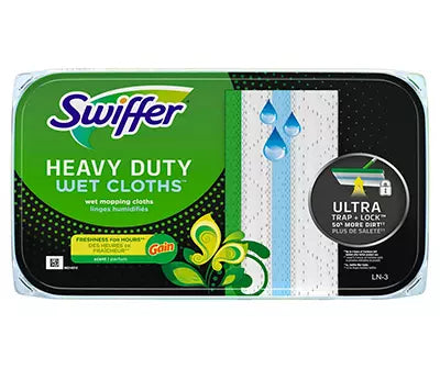 Swiffer Heavy Duty Wet Cloths 10ct