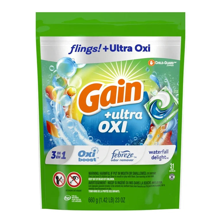 Gain Flings Ultra Oxi Cascada Delicia 31 ct