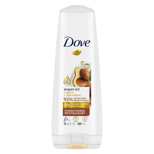 Dove Beauty Acondicionador reparador y aceite de argán - 12 fl oz