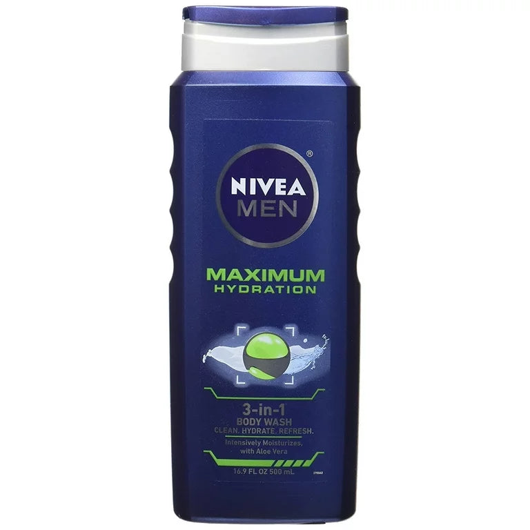 Nivea Men Maxiumum Hydration Body Wash 16.9oz***