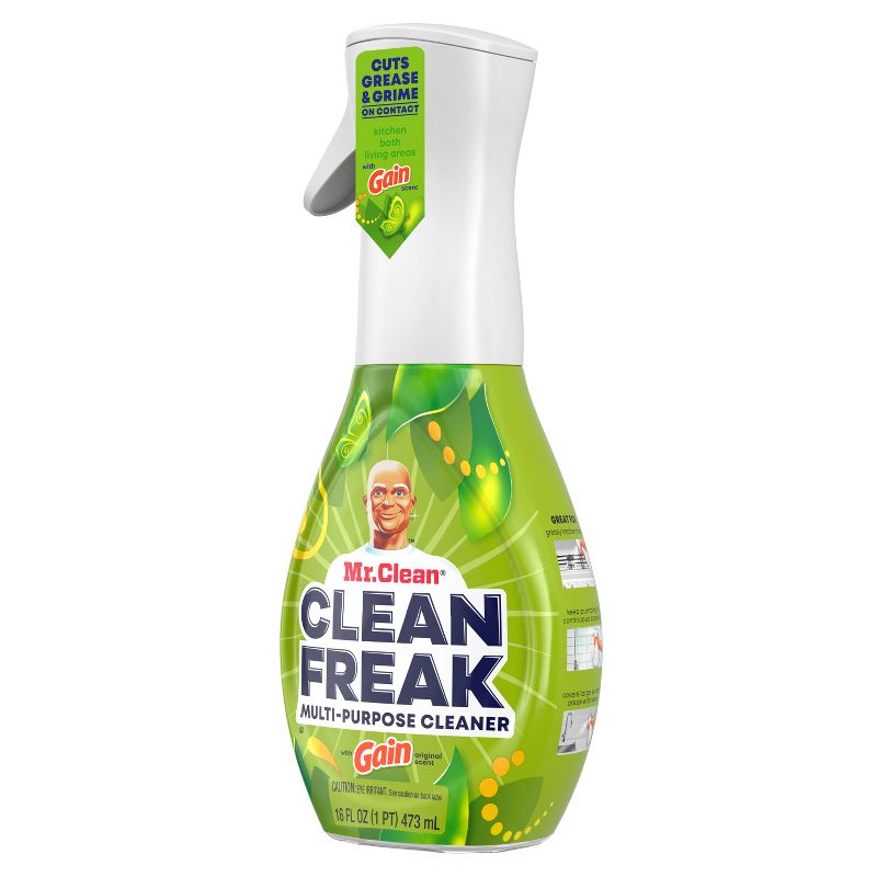 Kit de inicio en aerosol multiusos para limpieza profunda Mr. Clean, Clean Freak, 16 fl oz