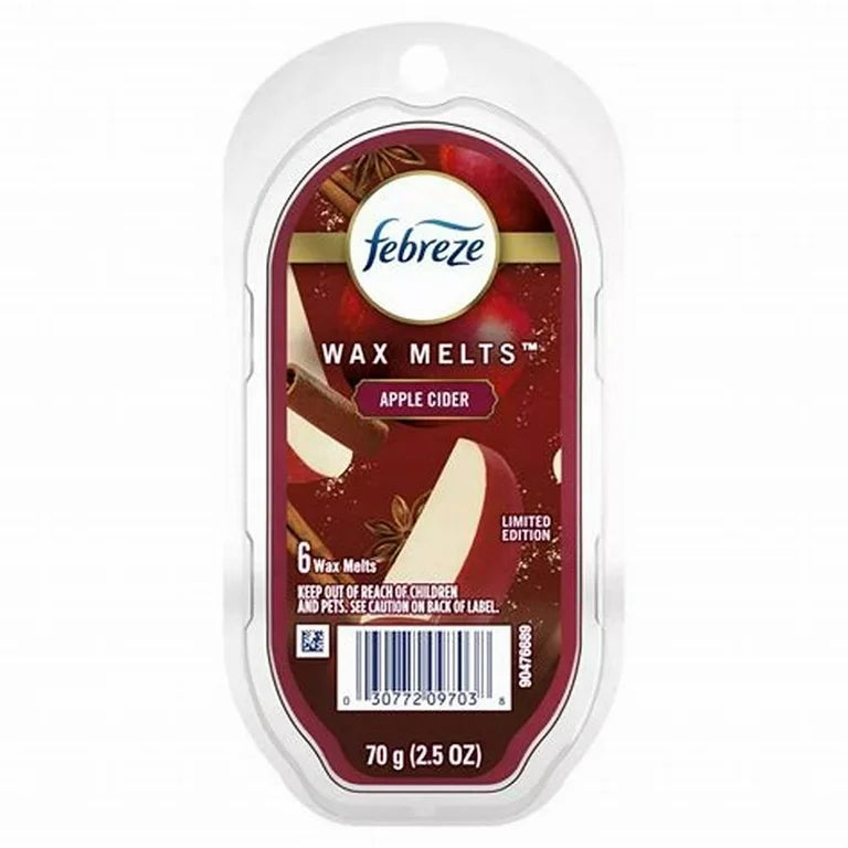 Febreze Wax Melts Air Freshener Refills, Click for Scent Options 2.5oz