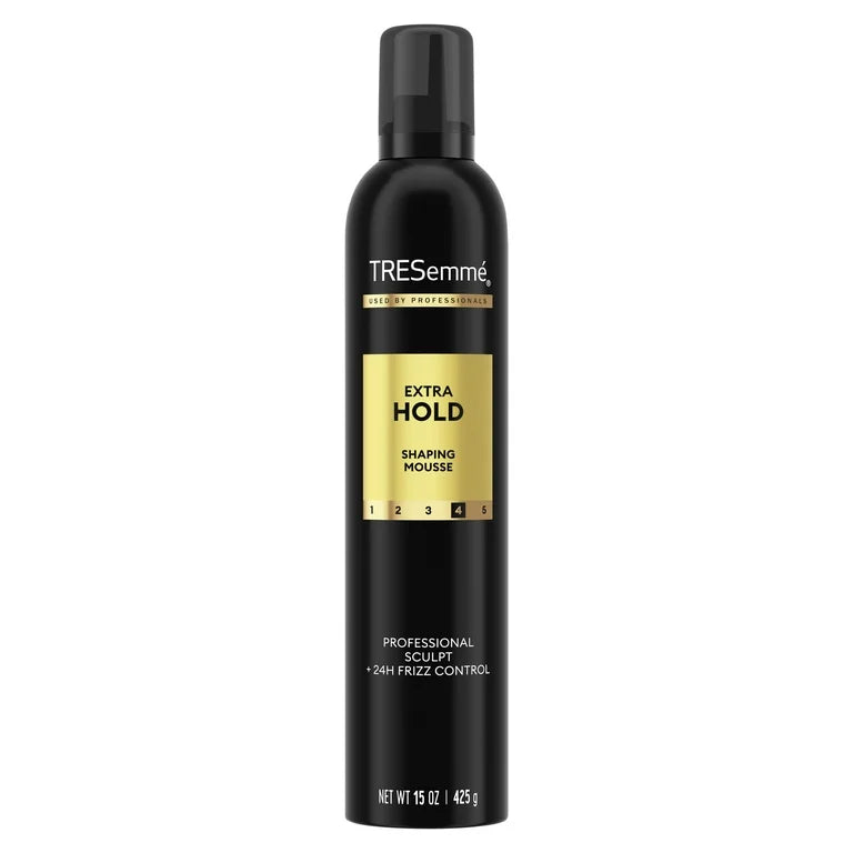 Tresemme Extra Hold Volumizing Hair Mousse 24H Touchable Hold & Volume with Pro Lock Tech, 15 oz