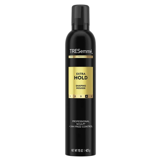 Tresemme Extra Hold Volumizing Hair Mousse 24H Touchable Hold & Volume with Pro Lock Tech, 15 oz