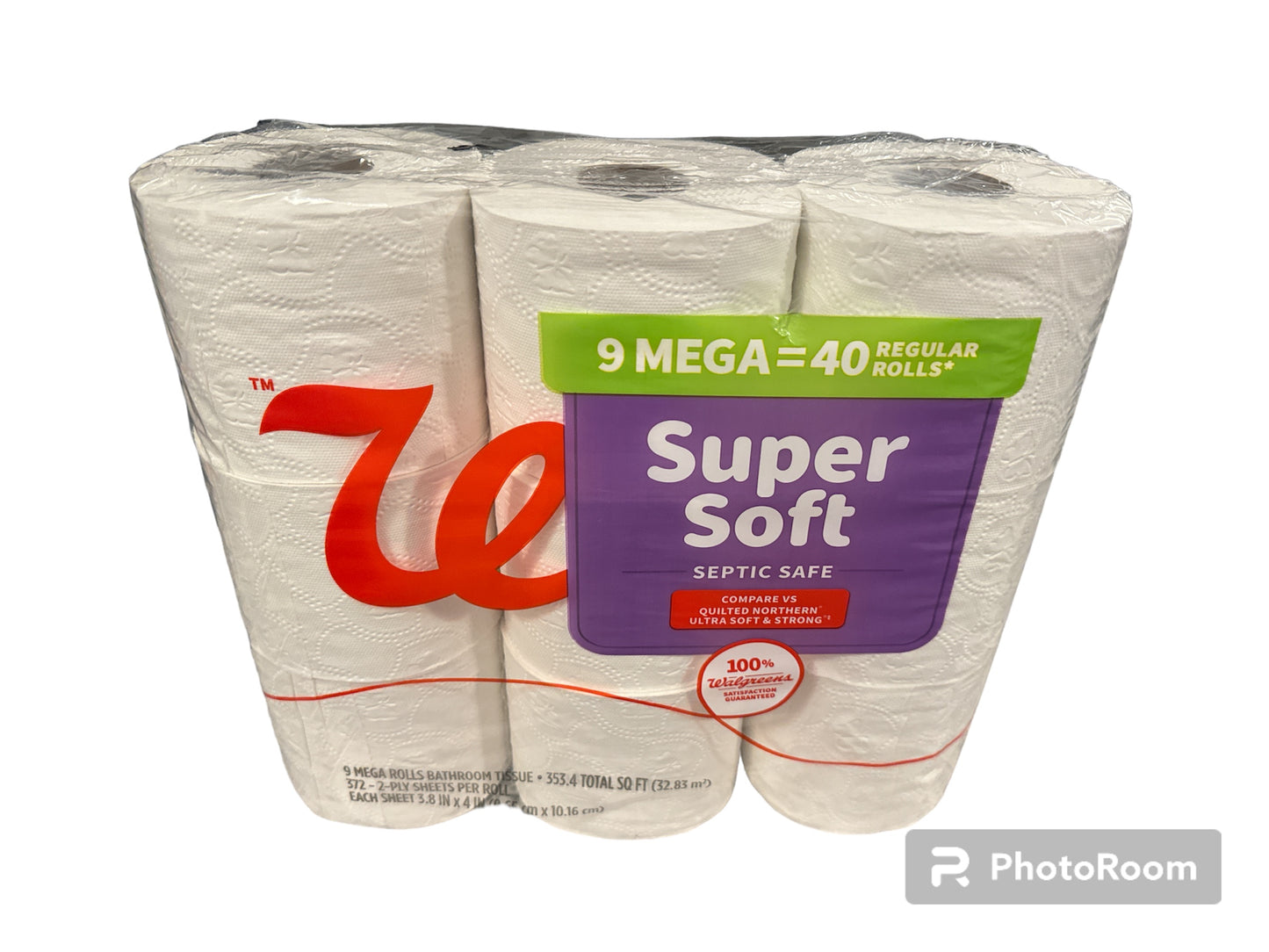 Walgreens Super Soft Toilet Paper 9 Mega Rolls