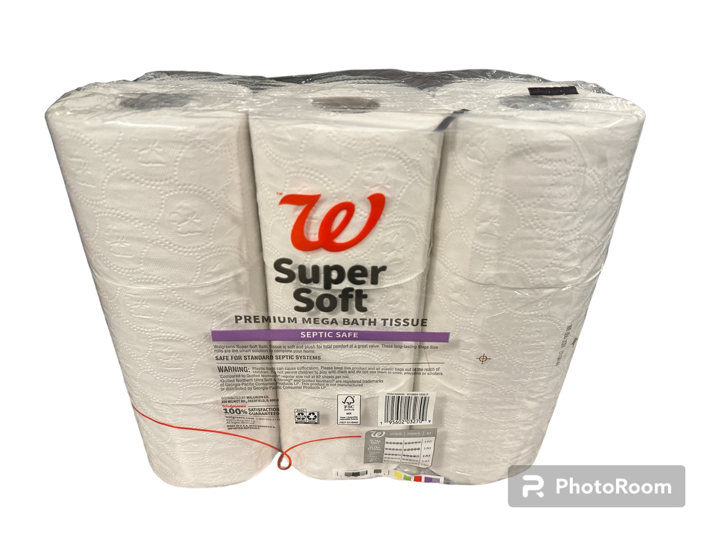 Walgreens Super Soft Toilet Paper 9 Mega Rolls