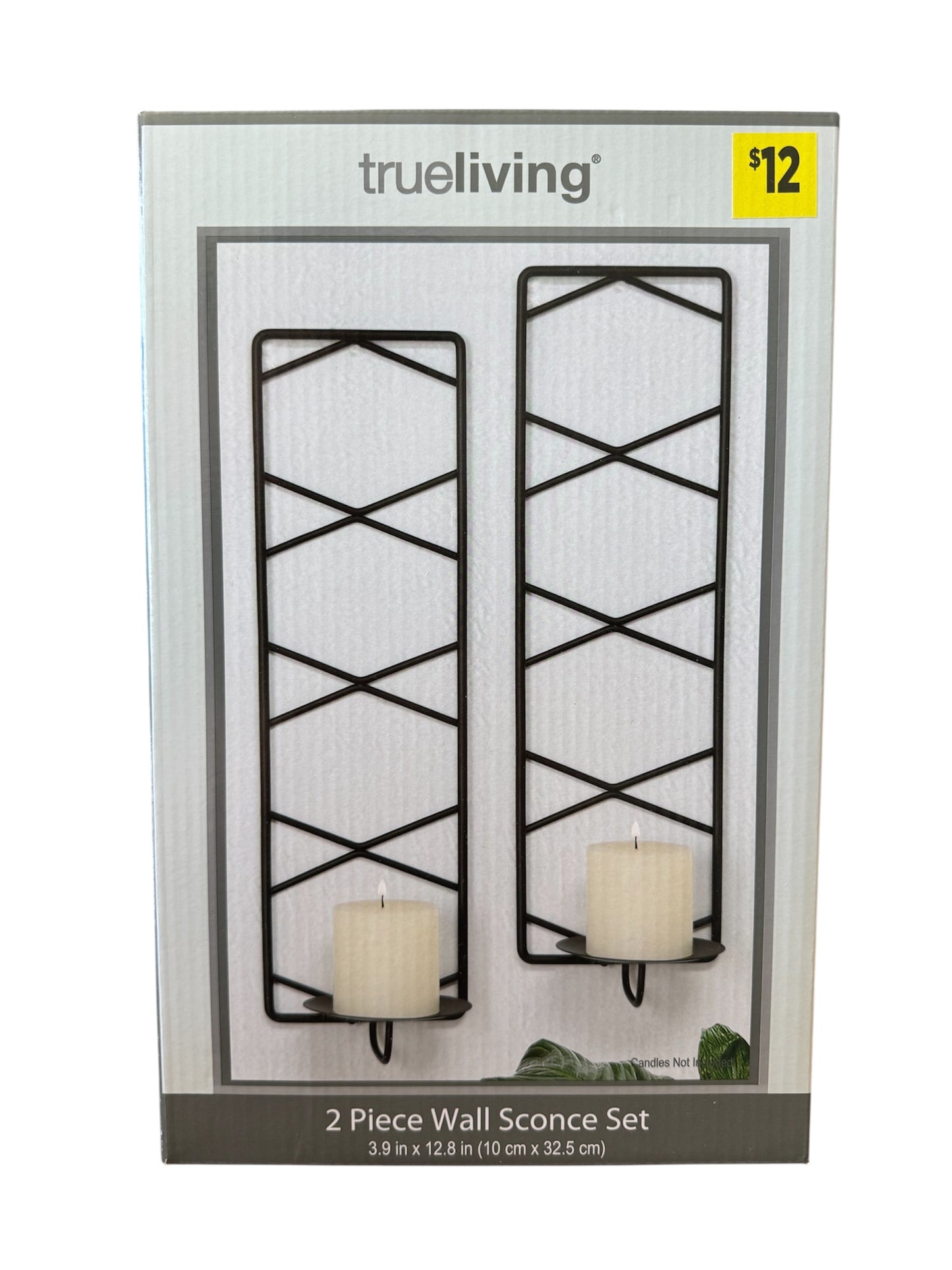 True Living 2 Piece Wall Sconce Set