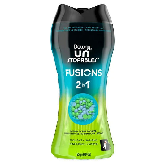 Downy Unstopables Fusions 2 In 1 In-Wash Scent Booster Beads - Twilight + Jasmine - 6.9 oz