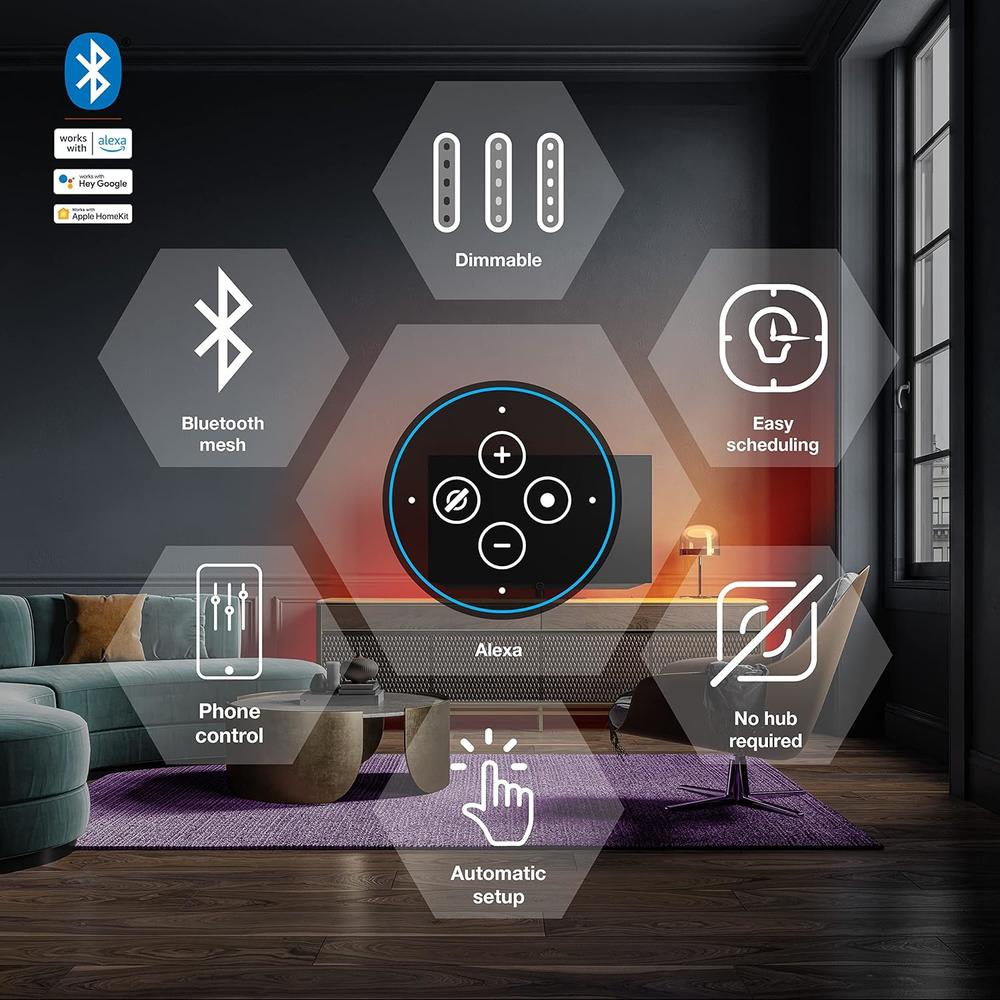 Sylvania® Smart+ Bluetooth® Mesh Color-Changing Strip Lights
