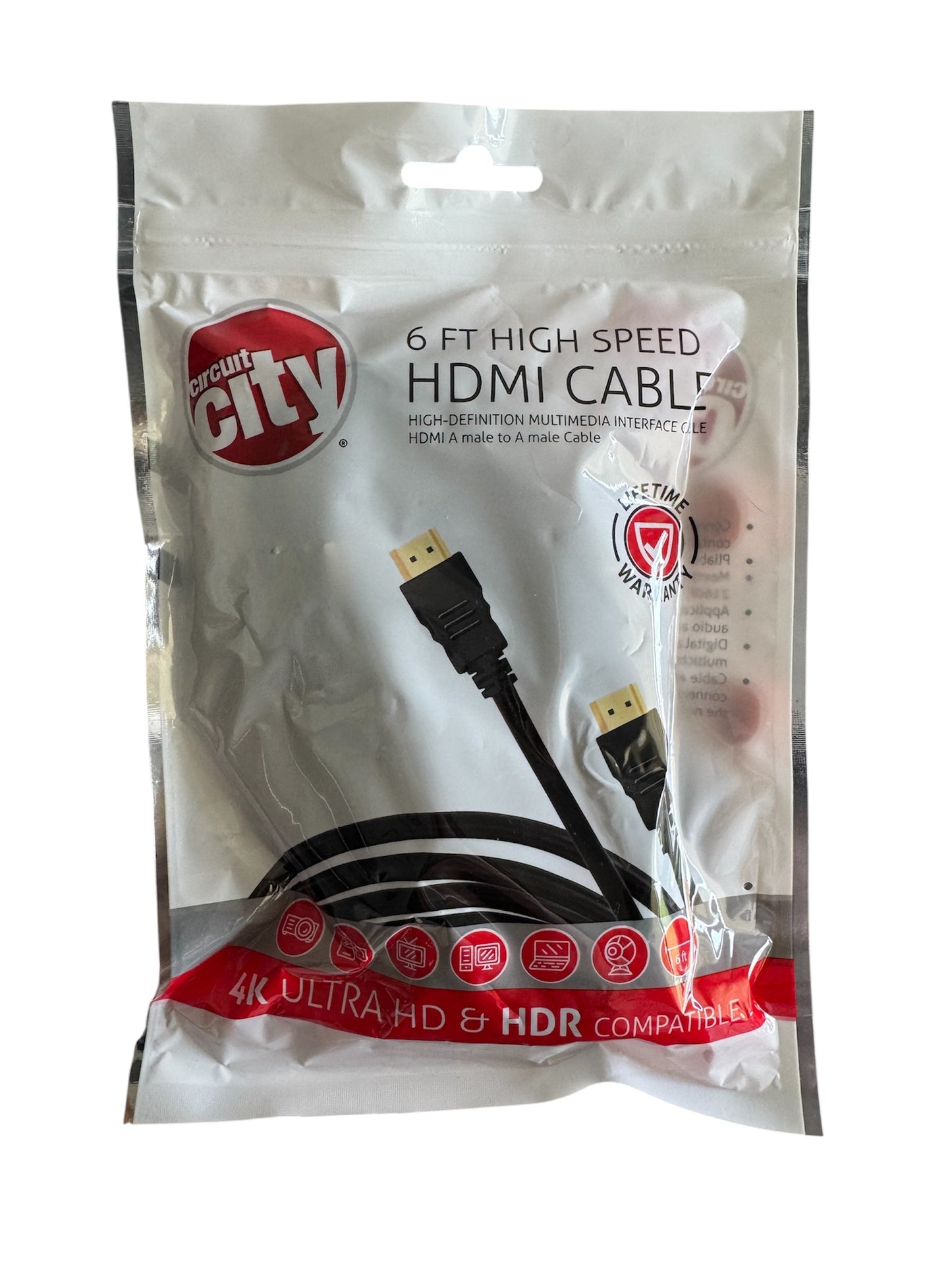 Circuit City 6ft High Speed HDMI Cable