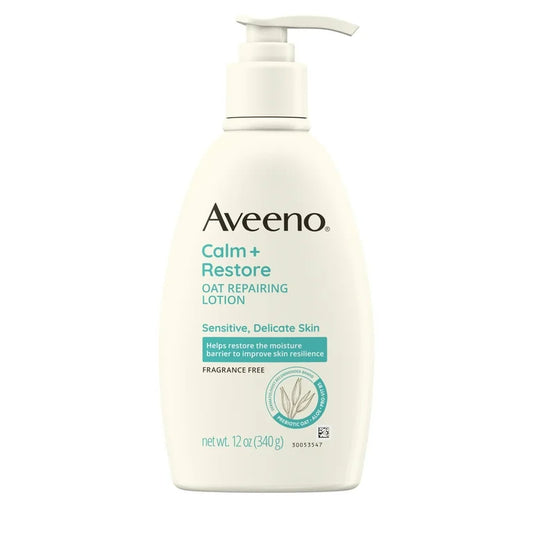 Aveeno Calm + Restore Body Lotion for Sensitive Skin, 12 oz