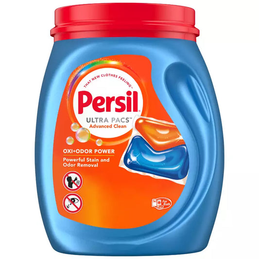 Persil Oxi + Odor Unit Dose Laundry Detergent Pacs - 57ct