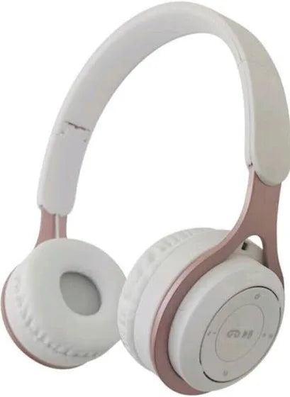 Gabba Goods Metallix Core Bluetooth Over Ear Headphones, Rose Gold