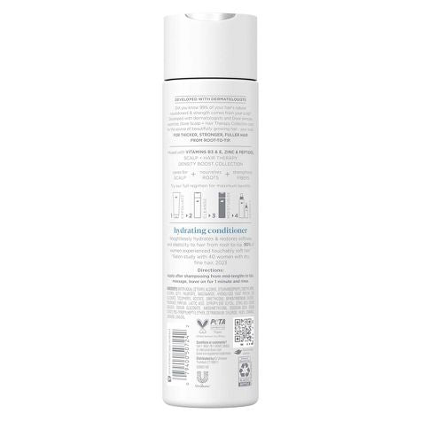 Acondicionador hidratante Dove Density Boost para el cuero cabelludo y el cabello seco y dañado - 9,25 oz