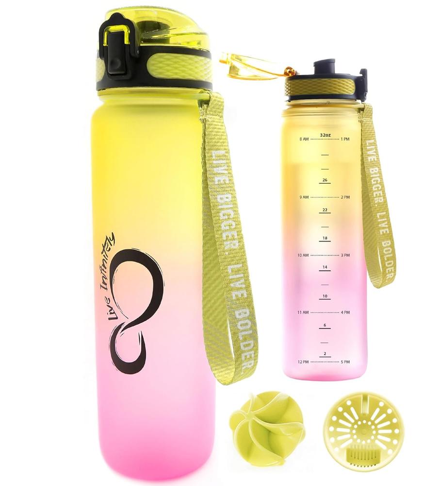 Live Infinitely 34 oz. Sports Bottles Click for Color Options