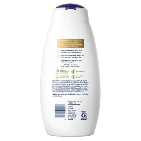 Nivea Basil and White Tea Refreshing Body Wash for Dry Skin - 20 fl oz