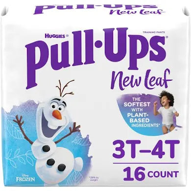 Pantalones de entrenamiento para niños Huggies Pull-Ups New Leaf (varios tamaños disponibles)