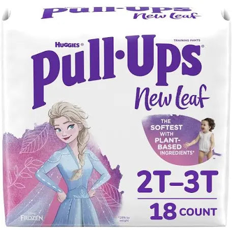 Braguitas de entrenamiento Huggies Pull-Ups New Leaf para niñas (varios tamaños disponibles)