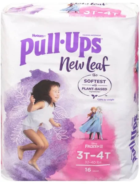 Braguitas de entrenamiento Huggies Pull-Ups New Leaf para niñas (varios tamaños disponibles)