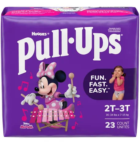 Pull-Ups Girls' Potty Training Pants, 2T-3T (16-34 lbs), 23 Count